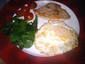 Fat loss fried breakfast!