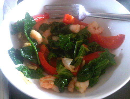 King prawn stir fry
