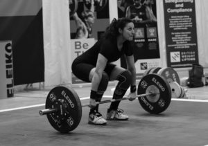 Pic of Pam lifting weights