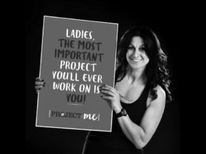 Pic of Pam with board